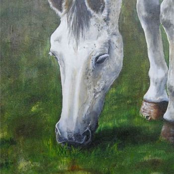 Pittura intitolato "Equus" da Danielle Belle Josse, Opera d'arte originale