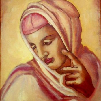 Peinture intitulée "Vierge ou Vénus" par Jean-Luc Bellini, Œuvre d'art originale, Autre