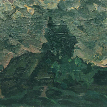 Pittura intitolato "Dull spring evening" da Vasily Belikov, Opera d'arte originale, Olio