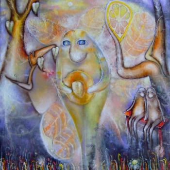 Peinture intitulée "фея" par Belyacow, Œuvre d'art originale