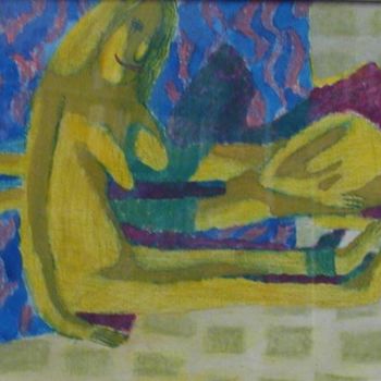 Painting titled "harem" by Elena Belyakova, Original Artwork