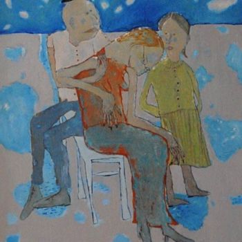 Malerei mit dem Titel "Depressive spring" von Elena Belyakova, Original-Kunstwerk