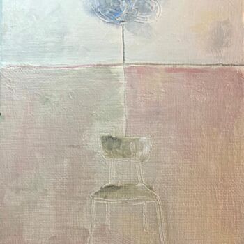 Картина под названием "Introspection 10" - Benedicte Caillat, Подлинное произведение искусства, Акрил Установлен на Деревянн…
