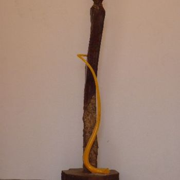 Sculpture titled "Cobra" by Malya, Original Artwork