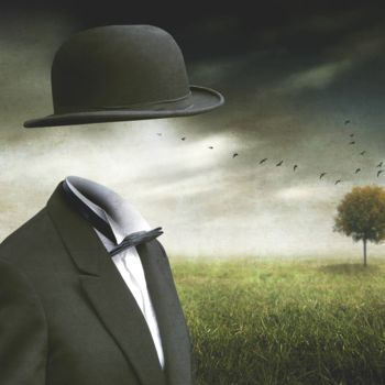 Photography titled "Magritte Was Here" by Ben Goossens, Original Artwork, Manipulated Photography