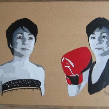 Pintura titulada "Boxeuse" por Benguit'Art, Obra de arte original