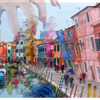 Photography titled "DREAM N°44   BURANO…" by Beniamino Forestiere, Original Artwork, Digital Photography