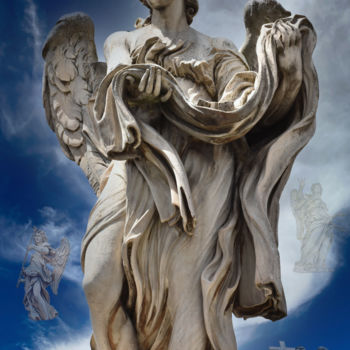 Fotografie mit dem Titel "DREAM N° 117 ANGEL" von Beniamino Forestiere, Original-Kunstwerk, Digitale Fotografie