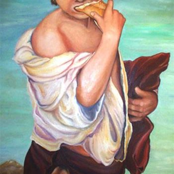 Painting titled "niño" by Benilde, Original Artwork