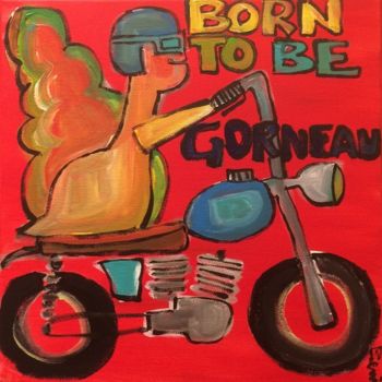 Painting titled "Be gorneau" by Benis, Original Artwork, Acrylic