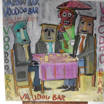 제목이 "vaudoo bar"인 미술작품 Benis로, 원작, 아크릴