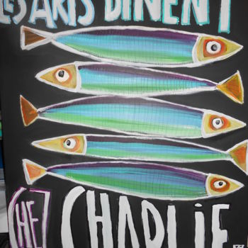 绘画 标题为“CHARLIE” 由Benis, 原创艺术品, 丙烯