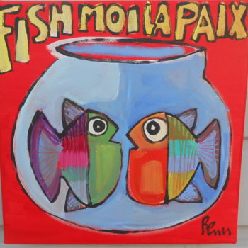 绘画 标题为“La paix !” 由Benis, 原创艺术品, 丙烯