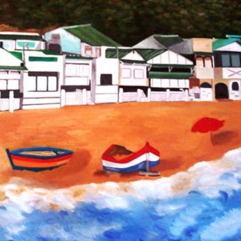 Painting titled "El Garraf" by Camelia, Original Artwork