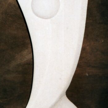 Sculpture titled "Jauna" by Benjamin Baudry, Original Artwork, Stone