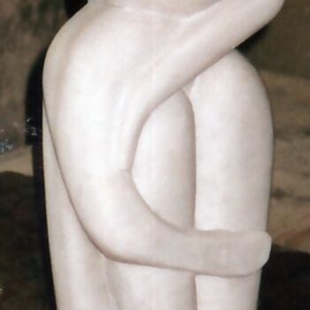 Sculpture intitulée "Ametsa" par Benjamin Baudry, Œuvre d'art originale, Pierre