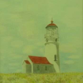 Tekening getiteld "Lighthouse II" door Benjamin Groff, Origineel Kunstwerk