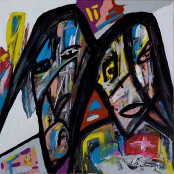 Peinture intitulée "LP 18" par Benjamin Rezé, Œuvre d'art originale, Acrylique