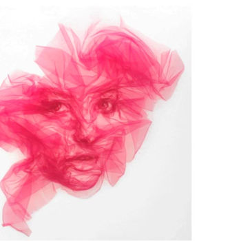 Arte tessile intitolato "Purity / Pink" da Benjamin Shine, Opera d'arte originale, Tessuto