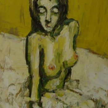 Painting titled "bathing" by Peter Bennett, Original Artwork