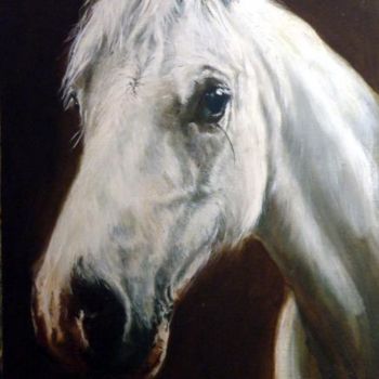 Painting titled "horse head" by Peter Bennett, Original Artwork