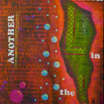 「Another Brick In Th…」というタイトルの絵画 Julie Benoistによって, オリジナルのアートワーク, アクリル