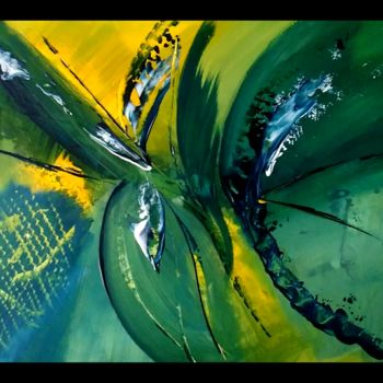 Pittura intitolato "Inspiration 8 - Can…" da Julie Benoist, Opera d'arte originale, Acrilico