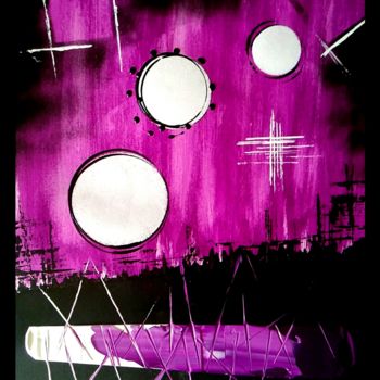 Malerei mit dem Titel "Ludik'Art 7 - Canso…" von Julie Benoist, Original-Kunstwerk, Acryl