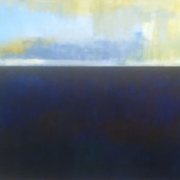 Painting titled "pleine mer" by René Benoît Galifer, Original Artwork, Acrylic