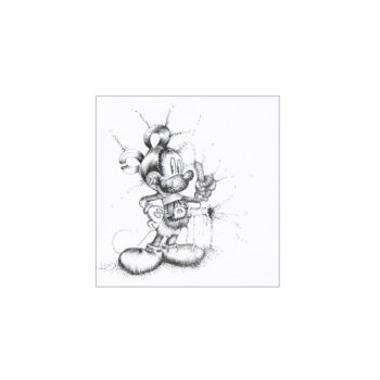 Drawing titled "Mickey Mouse : vari…" by Benoît Gauthier, Original Artwork, Ink