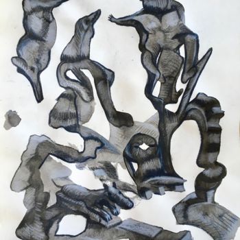 Zeichnungen mit dem Titel "sans titre" von Benoît Girodon, Original-Kunstwerk