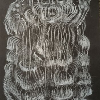 Desenho intitulada "ours" por Benoît Girodon, Obras de arte originais
