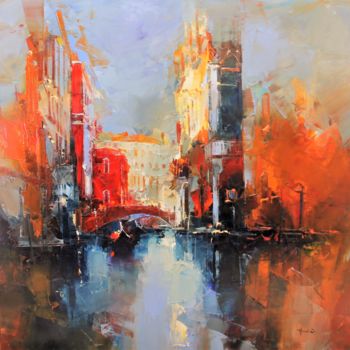 Painting titled "Venise" by Benoit Havard, Original Artwork