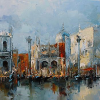 Painting titled "venise" by Benoit Havard, Original Artwork