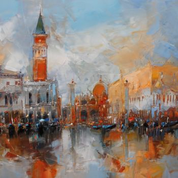 Pittura intitolato "Venise" da Benoit Havard, Opera d'arte originale