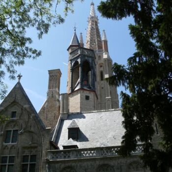 Photographie intitulée "Bruges - patrimoine" par Benoît Laval, Œuvre d'art originale