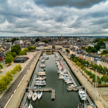 Photographie intitulée "vannes" par Benoit Mortreux, Œuvre d'art originale, Photographie numérique Monté sur Aluminium