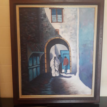 Painting titled "ESSAOUIRA" by Benaissa Essayad, Original Artwork