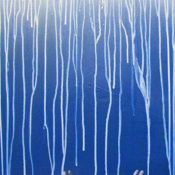 Malerei mit dem Titel "The cloud swallower" von Bent, Original-Kunstwerk, Acryl