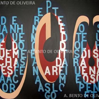 Pintura intitulada "Fado Barco Negro -…" por A. Bento De Oliveira, Obras de arte originais, Óleo