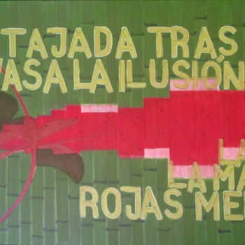 Pintura intitulada "Semillas de Sandía…" por A. Bento De Oliveira, Obras de arte originais, Óleo