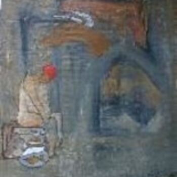 Pittura intitolato "No Title" da Mohamed Benyaich, Opera d'arte originale