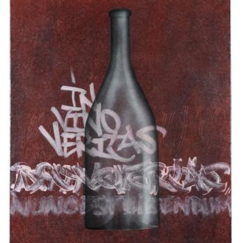Картина под названием "In vino veritas" - Béopé, Подлинное произведение искусства