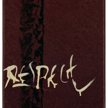 「Respect」というタイトルの絵画 Béopéによって, オリジナルのアートワーク