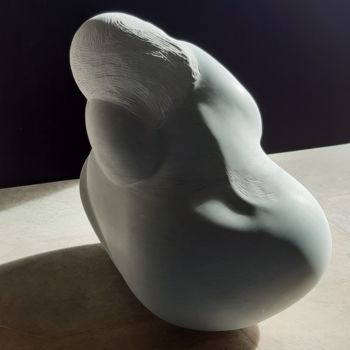 雕塑 标题为“destination unknown” 由Berendina De Ruiter, 原创艺术品, 石