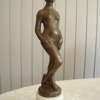 Scultura intitolato "Meryet Nit" da Berendina De Ruiter, Opera d'arte originale, Metalli