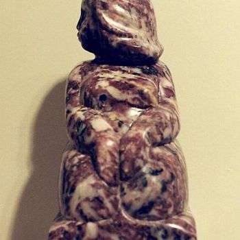 Sculpture titled "What now?" by Berendina De Ruiter, Original Artwork, Stone