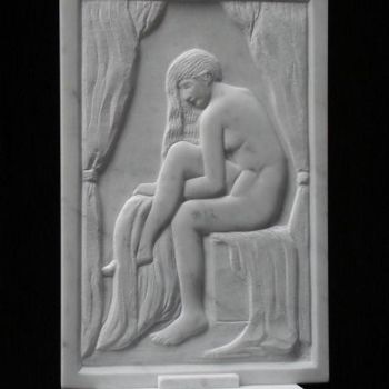 Sculpture titled "small pleasures" by Berendina De Ruiter, Original Artwork, Stone