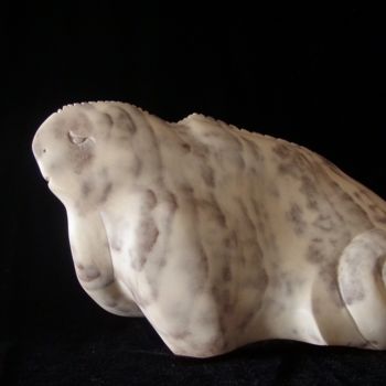 Sculpture intitulée "Ancient creature" par Berendina De Ruiter, Œuvre d'art originale, Pierre