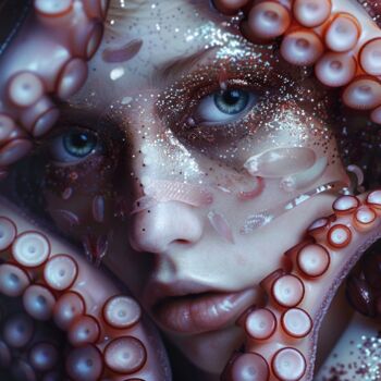 Digitale Kunst mit dem Titel "Octopus" von Berezikova Ekaterina, Original-Kunstwerk, Digitale Fotografie